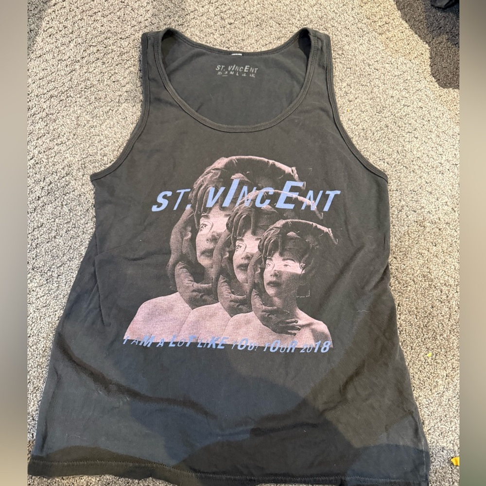 Vintage St. Vincent (band/artist) tank top​